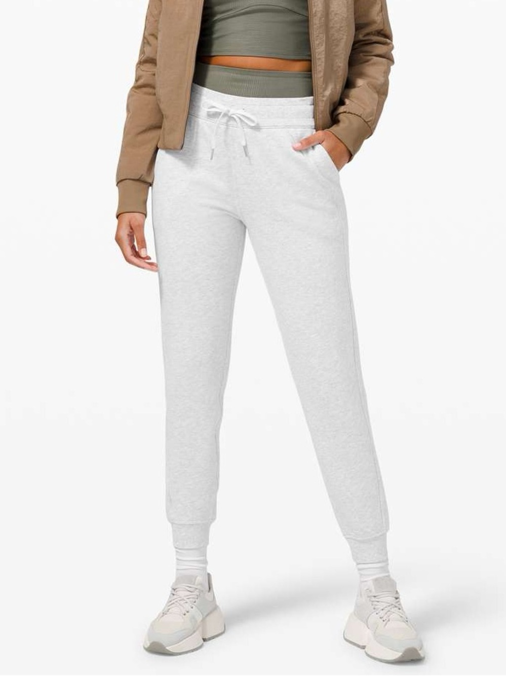 NWT Lululemon Lululemon Scuba High-Rise Jogger 28" size 4 Heathered Grey